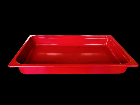 PLASTIC INSERT GN 1/1 RED 65MM